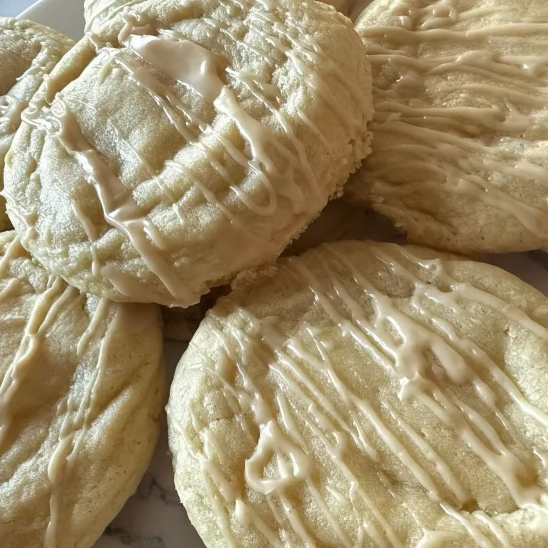 Glazed Vanilla Sugar Cookie